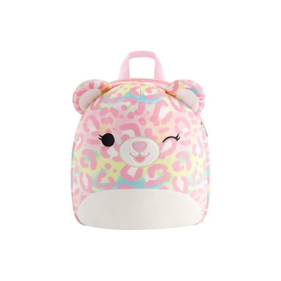 Squishmallows Plush Backpack, Michaela Mini Handbag with Adjustable Shoulder Straps, Pink