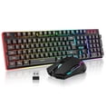thumbnail image 1 of Combo de teclado y ratón inalámbricos para juegos RedThunder K10, 1 of 7