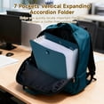 thumbnail image 3 of 4 PCS Vertical Expanding Accordion Folders, 7 Pockets Plastic File Organizer with Elastic Closure, A4 Letter Size Expanding File Folder Bag for Paper, Documents, Bills, Receipts, 3 of 6