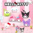 thumbnail image 2 of Cartera de Hello Kitty My Melody Kuromi Kawaii para mujer, monedero de dibujos animados, llavero de silicona suave, accesorios adorables para bolsos, regalo, 2 of 4