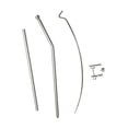 thumbnail image 1 of Colaxi Desktop Hanging Tent Light Holder Rack for Picnic Outdoor Activities Fishing Silver 2 Section, 1 of 8