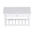 thumbnail image 2 of 1:12 Wooden Bedside Table Model, 1:12 Dollhouse Cooking Table Compact Design Fashionable Appearance Elaborate Design  For 1:12 Miniature Dollhouse, 2 of 8
