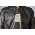 thumbnail image 3 of Jacket, MA-1, John Ownbey, Leather, Black, Size L, 3 of 4