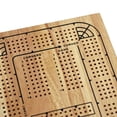 thumbnail image 3 of Tabla de cribbage WE Games para 4 jugadores de madera con pinzas de plástico, 3 of 8