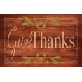 thumbnail image 2 of Marrott, Stephanie 32x22 White Modern Wood Framed Museum Art Print Titled - Give Thanks, 2 of 4