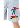 thumbnail image 2 of DC Comics Mens' Superman Classic Superhero Character Sleep Pajama Shorts, 2 of 5