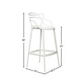thumbnail image 2 of Trinity Contract Grade Polypropylene Molded Counter Stool, 2 of 3