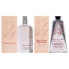 LOccitane Cherry Blossom Fragrance and Hand Cream 2 Pc Kit - 2.5oz EDT Spray, 2.6oz Hand Cream