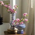 thumbnail image 6 of Small Peach Blossom Flower Stem 16.5" Tall, 6 of 8
