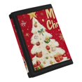 thumbnail image 2 of Chririnla Christmas Kids Clutch Wallet Featuring Christmas Tree Decoration , Large Capacity Stretch Polyester Coin Bag for Outdoor Sports, 2 of 6