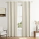thumbnail image 1 of Cortinas de lino color crema, color beige, opacas, 107 x 213 cm, de Guken, para sala de estar, 1 of 8
