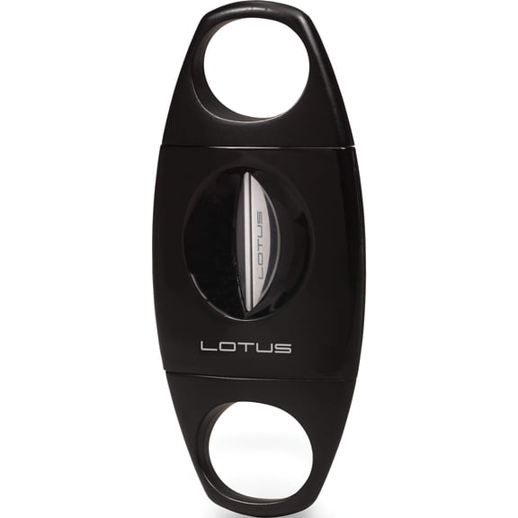Fashion Jaws Serrated V-Cut Cigar Cutter - Black (3.6 X 1.75) Made In China gm19876
