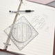 thumbnail image 4 of Injueey Regla giratoria multifunción, plantilla de construcción, círculo de medición, reglas matemáticas, accesorios para estudiante de arquitectura Type6 NO6 Injueey HA012296-01, 4 of 6