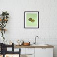 thumbnail image 3 of Stupell Industries Art Deco Green Glimmer Kiwi Black Framed Print Under Glass, 13 x 16, by LISH Creative, 3 of 8