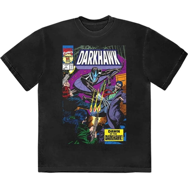 Marvel Comics Adult Darkhawk Comic Cover T-Shirt