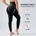 thumbnail image 4 of Athlemo Elastic Waist Control Tummy Shaping Leggings Shapewear, 4 of 7
