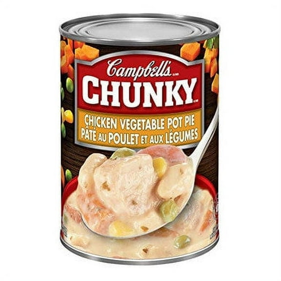 Campbell's Chunky Chicken Vegetable Pot Pie Soup, 540ml/18 oz