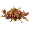 Nearly Natural 10" Artificial Harvest Centerpiece, Orange