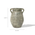 thumbnail image 4 of LuxenHome 2-Piece Rustic Farmhouse Brown Jug Terracotta Vase Set, 4 of 5