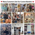 thumbnail image 5 of AISENIN Custom Grandpa Photo Blanket Personalized Blanket Gift For Grandpa Grandpa Birthday Gift Custom Text Blanket Father's Day Gift, 5 of 5