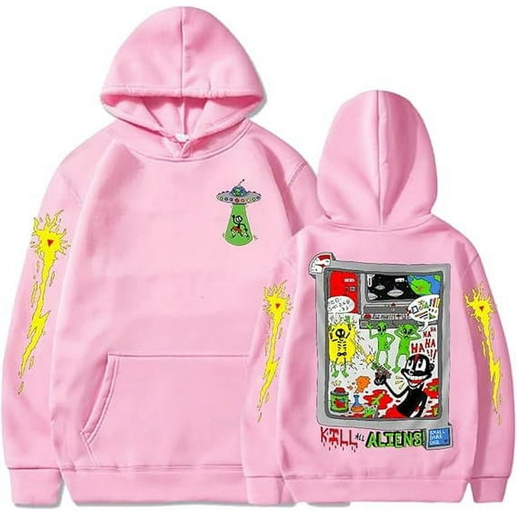 Lil Darkie First Contact Hoodie 2024 Tour Long Sleeve Streetwear Women Men Sweatshirt Hip Hop Clothes(XXS-XXXXL)