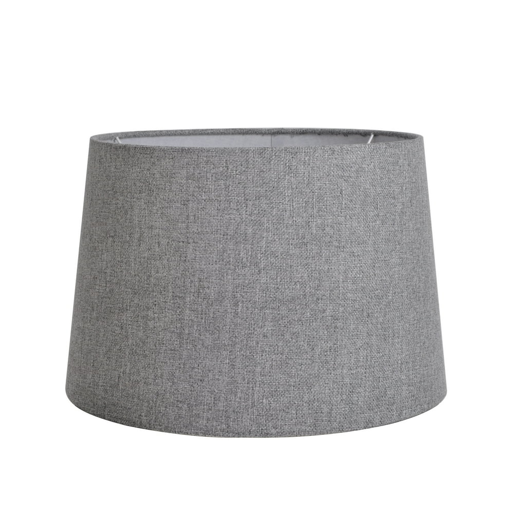 Better Homes & Gardens Linen Gray Tapered Drum Lamp Shade