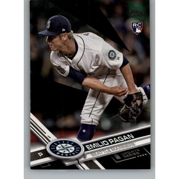 2017 Topps Update Black #US181 Emilio Pagan SER/66 Seattle Mariners