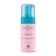 Aqualogica Radiance+ Mousse Hydrating Foam Cleanser- Foaming Cleanser | Foaming Face Wash | Gentle Cleansing - 100 Ml Gently Cleanses & Hydrates | Reduces Spots & Acne Ma