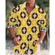 thumbnail image 1 of Camisa de manga larga de un solo pecho de alta calidad para hombre de moda social Camisa nueva con estampado de mariposa para hombre Top de estilo de diseñador callejero, 1 of 6
