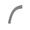 thumbnail image 1 of 2014 2015 2016 2017 2018 Compatible with Ram Promaster 1500 2500 3500 Front Door Flare Trim Molding Right Passenger Side, 1 of 4