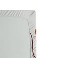 thumbnail image 2 of Ambesonne Flower Fitted Sheet, Floral Petal Ornaments, Twin Size, Red White, 2 of 2