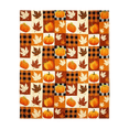 thumbnail image 2 of Halloween Thanksgiving Throw Blanket 39x27in Orange Flannel Couch Cover, Soft Plush Fleece Blanket for Sofa Bed Office, Warm Fall Halloween Decorations Gift by OVFUIZ, 2 of 8