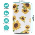 thumbnail image 5 of 2 Pack Washable Rubber Sunflower Cute Floral Dish Drying Mats for Kitchen Counter Home Large Coffee Bar Pad Accessories and Decor for Utensils Stemware (2pcs 19.5''x12''), 5 of 6