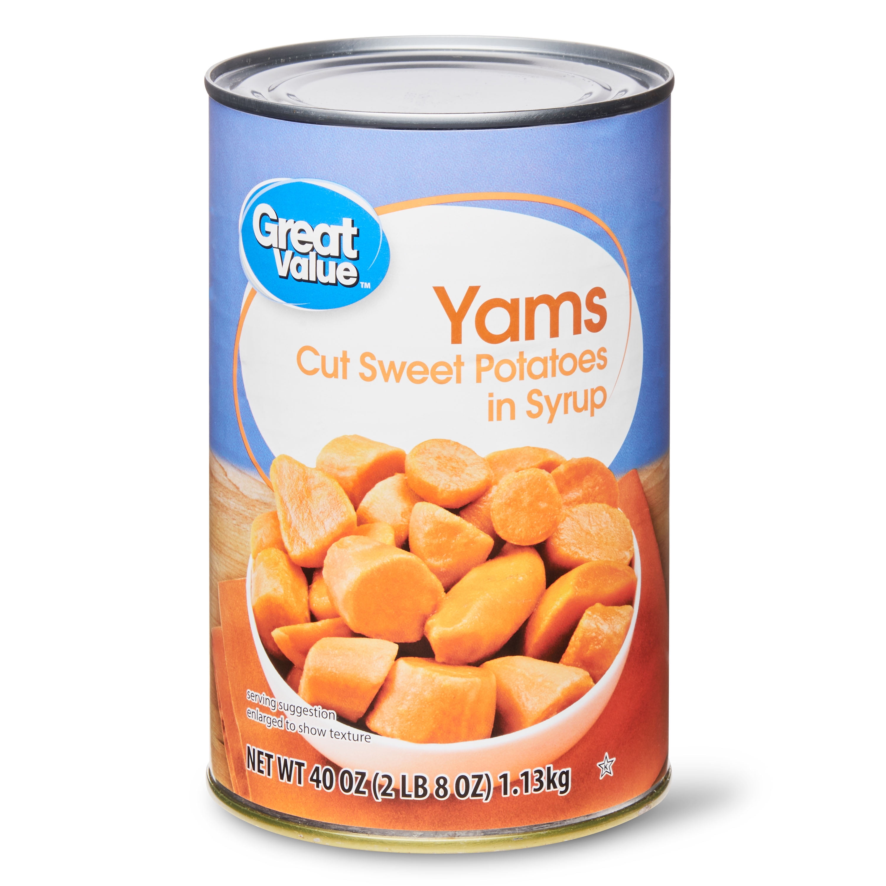 Great Value Yams, 40 oz