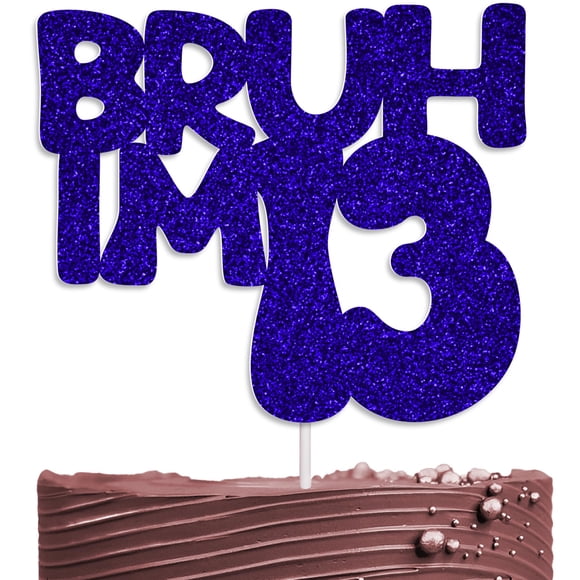 Cake Topper Cutylight Brush I'm 13, cumpleaños oficial de adolescente