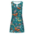 thumbnail image 4 of Vestido sin mangas sin mangas con estampado de verano suelto para mujer OAVQHLG3B Store  lin121212, 4 of 5