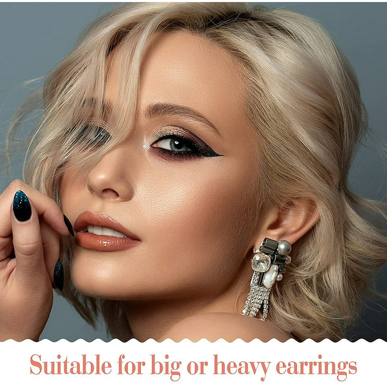 OOKWE Personalized Earring Backs for Droopy Ear Earring Lifters Heavy  Earring Lifter Back Earlobe Secure Accessories for Women 