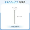 thumbnail image 2 of Uxcell 22Pcs Pasador de Espiga 5mm x 50mm Soporte de Estante Pasador de Acero Inoxidable 304, 2 of 6