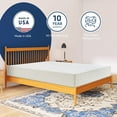 10 Inch Full Size Memory Foam Mattress with Removable Cover Gel Infused