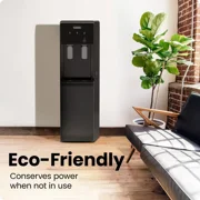 Iceman Ice Maker & Water Dispenser, Bottom-Loading for 1–5 Gallon Bottles – Black