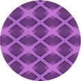 thumbnail image 1 of Ahgly Company Indoor Square Patterned Bright Purple Area Rugs, 3' Square, 1 of 6