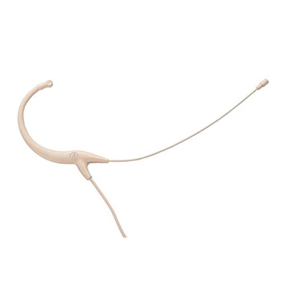 Audio Technica BP892cT4-TH MicroSet Subminiature Omnidirectional Condenser Headworn Microphone, Beige