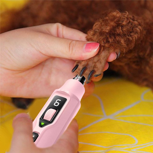 BotaniNest With Collector 7 Speed Powerful Nail Trimmer For Dogs Cats & Large Features LED Light & Hand Control Quiet & Rechargeable