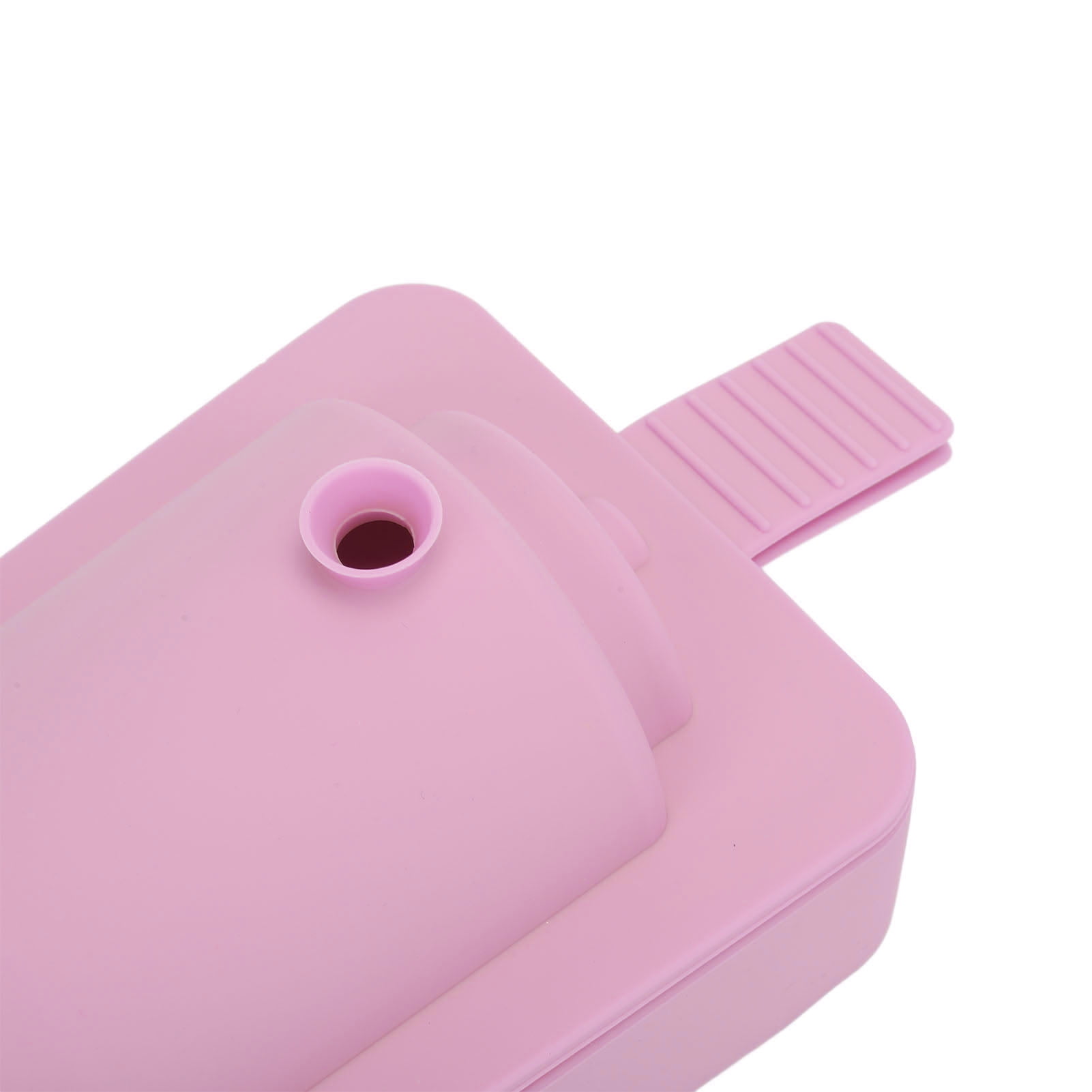 Rupoun Ice Cube Form Integrated Multifunctional Silicone Whiskey Cocktail Ice Maker Tray for Juice Coffee Cold Drink Freezer Molding 30 Oz to 40 Oz Tumbler Pink (11.02 inches / 28 cm)