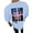 a-Light Blue31053, variant on FINALGANG Mens Short Sleeve Crewneck TShirts With Fashion Casual Sunset Graphic Print Casual Loose Fit Streetwear Tees For Summer Daily Wear Orange XL