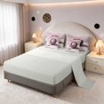 thumbnail image 4 of Erosebridal Billiard Queen Bedding Painterly Bedding Comforter Set Queen, Blush Onyx 7 Pieces, 4 of 6