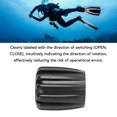 thumbnail image 4 of Diving Valve Attachment,Knob Attachment Short ABS Stainless Steel Cylinder Knob, 4 of 7