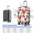 thumbnail image 4 of Susaid Roosters Print Elastic Washable Suitcase Cover with Hidden Zipper, Fits 18-32 Inch Luggage for Protection During Travel-Medium, 4 of 7