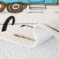 thumbnail image 5 of Catabedysis Sea Beach Camping Twin Quilt Set,Hawaii Summer Holiday Twin Coverlet Set For Boys,Multicolor,3Pcs, 5 of 7