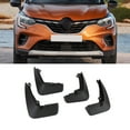 thumbnail image 4 of Car Mud Flap, Car Front Rear Wheel Splash Guard Stylish Look Black Impact Proof Protective  for Captur 2019 To 2024, 4 of 7